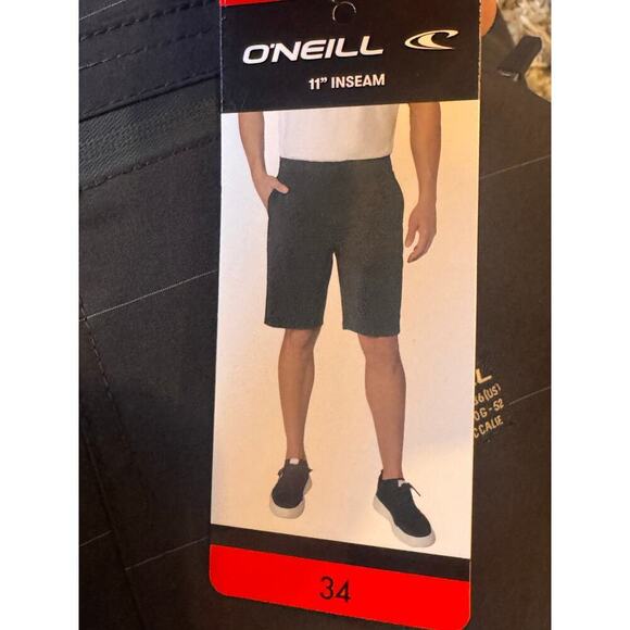 O'Neill Men's Black Crossover Boardshorts Size 34 - NWT - Picture 3 of 12